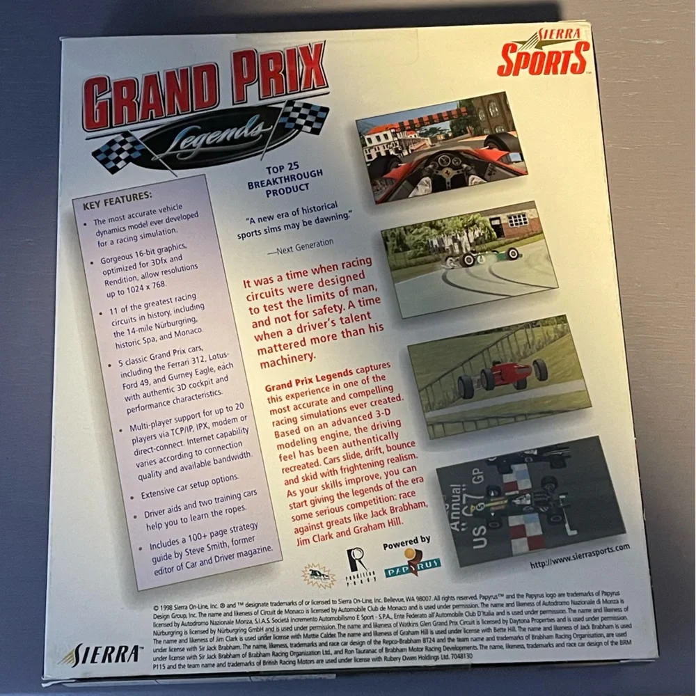 Grand Prix Legends PC game